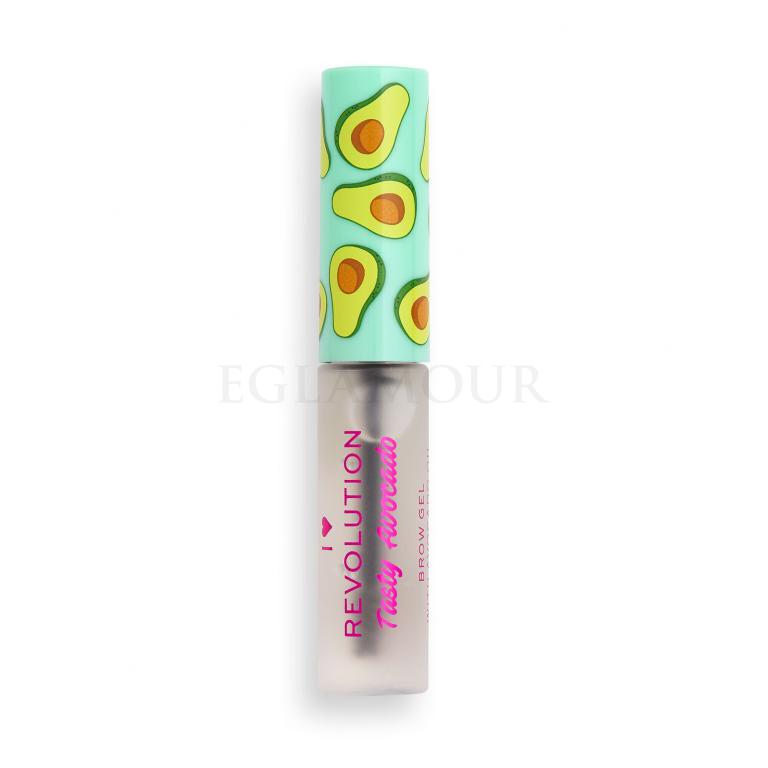 I Heart Revolution Tasty Avocado Brow Gel Tusz do brwi dla kobiet 6 ml Odcień Clear