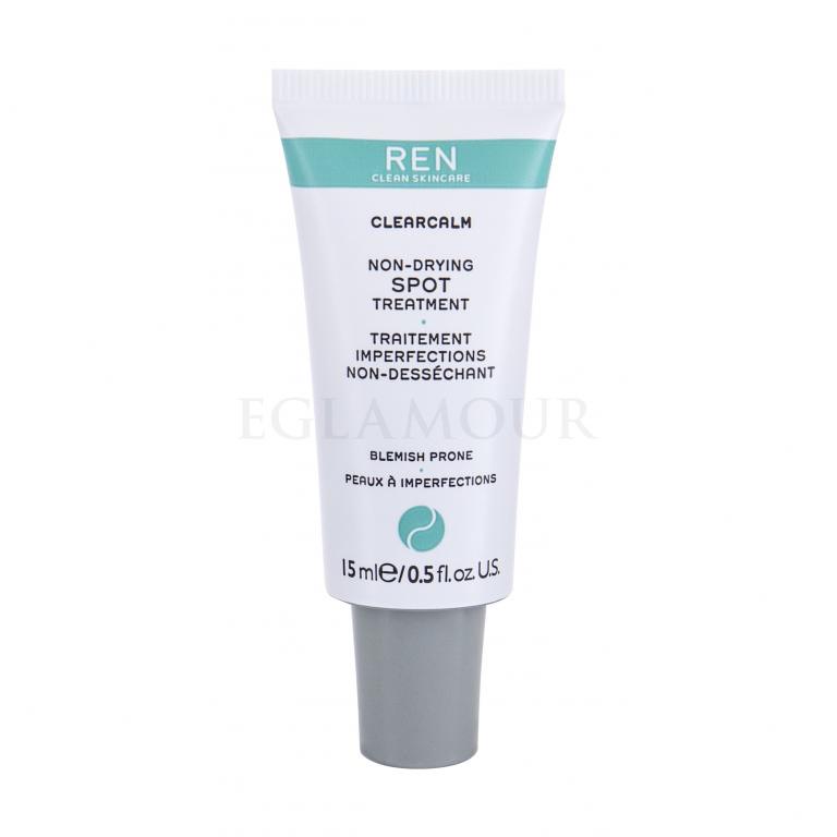 REN Clean Skincare Clearcalm 3 Non-Drying Spot Treatment Preparaty punktowe dla kobiet 15 ml