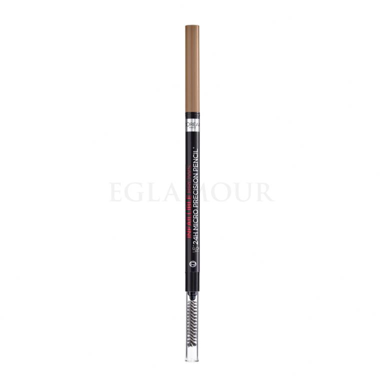 L&#039;Oréal Paris Infaillible Brows 24H Micro Precision Pencil Kredka do brwi dla kobiet 1,2 g Odcień 8.0 Light Cool Blonde