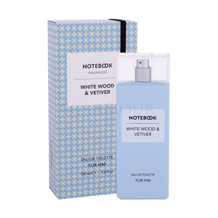 Notebook Fragrances White Wood &amp; Vetiver Woda toaletowa dla mężczyzn 100 ml