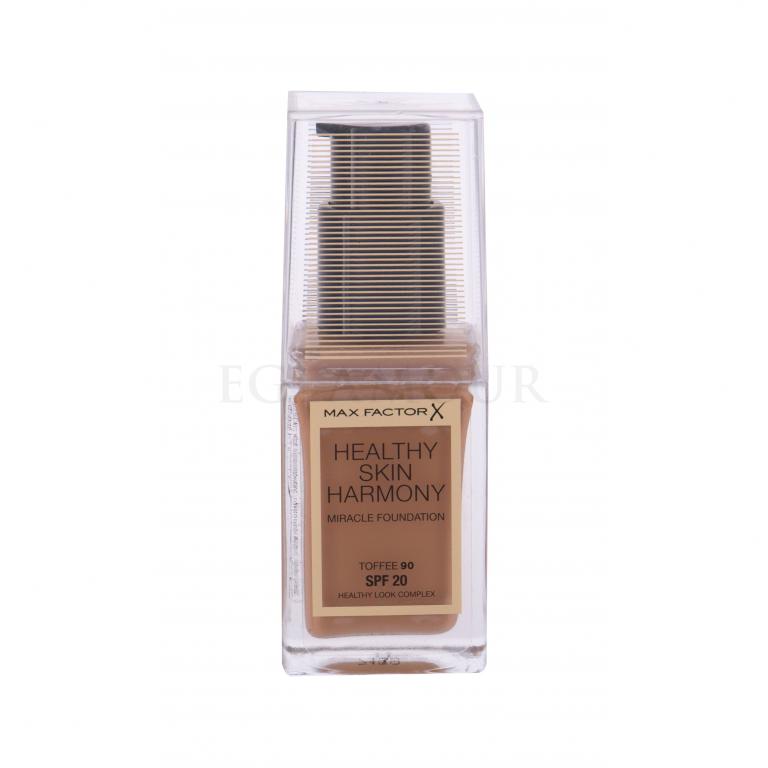 Max Factor Healthy Skin Harmony SPF20 Podkład dla kobiet 30 ml Odcień 90 Toffee