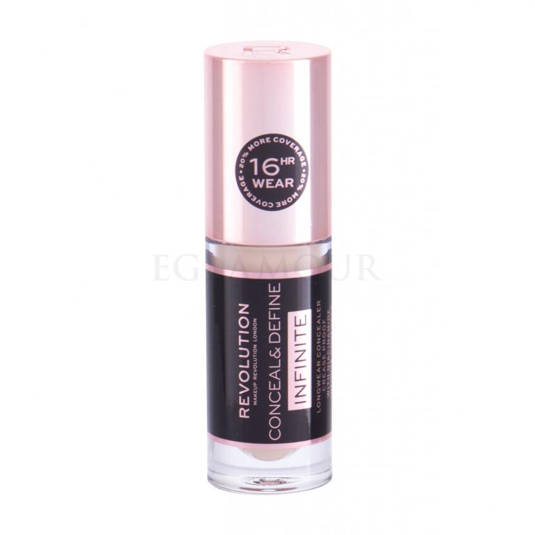 Makeup Revolution London Conceal &amp; Define Infinite Korektor dla kobiet 5 ml Odcień C2.5