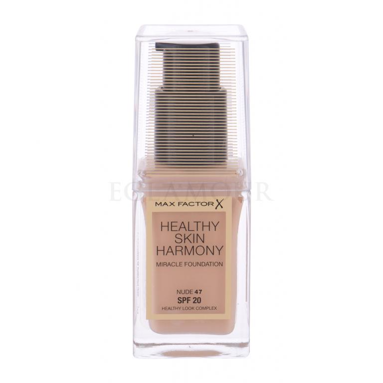 Max Factor Healthy Skin Harmony SPF20 Podkład dla kobiet 30 ml Odcień 47 Nude