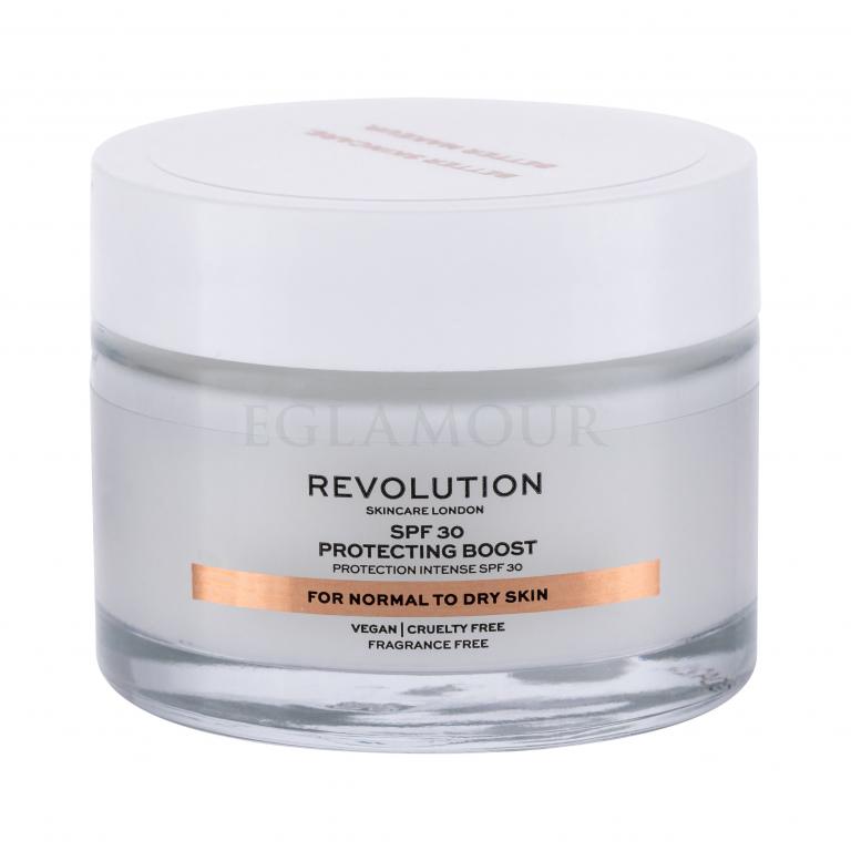 Revolution Skincare Moisture Cream Normal to Dry Skin SPF30 Krem do twarzy na dzień dla kobiet 50 ml