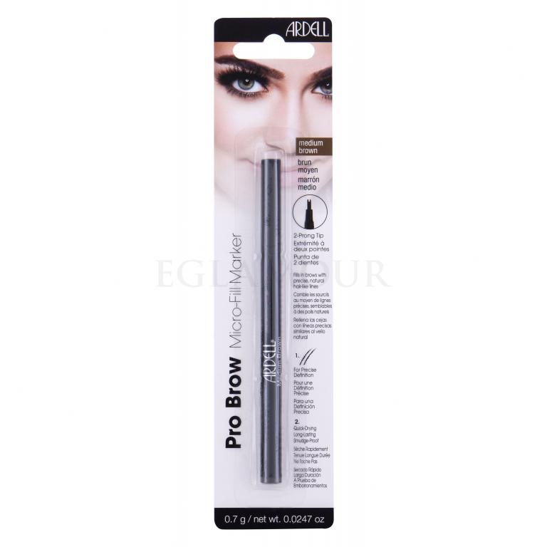 Ardell Pro Brow Micro-Fill Marker Kredka do brwi dla kobiet 0,7 g Odcień Medium Brown