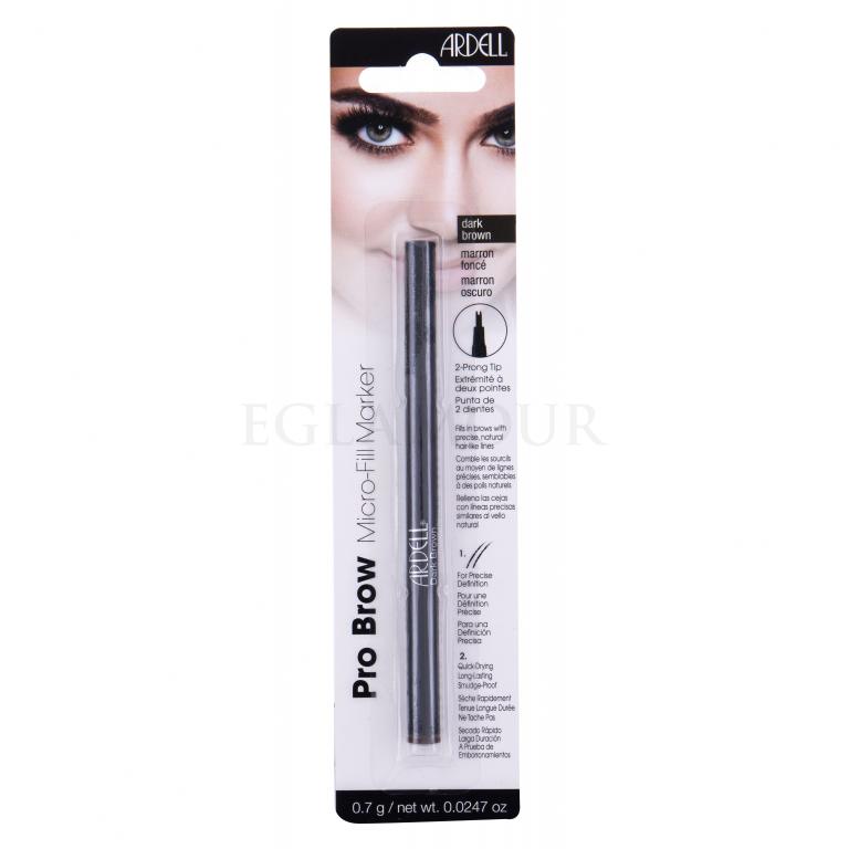 Ardell Pro Brow Micro-Fill Marker Kredka do brwi dla kobiet 0,7 g Odcień Dark Brown