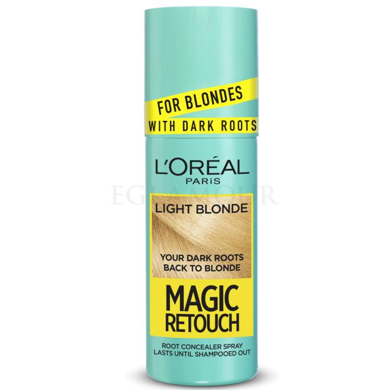 L&#039;Oréal Paris Magic Retouch Instant Root Concealer Spray Farba do włosów dla kobiet 75 ml Odcień Light Blonde