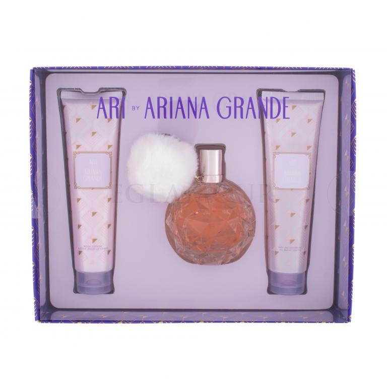 Ariana Grande Ari Zestaw Edp 100 ml + Mleczko do ciała 100 ml + Żel pod prysznic 100 ml