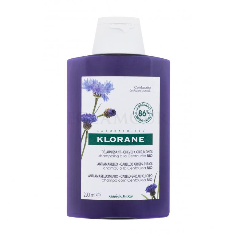 Klorane Organic Centaury Anti-Yellowing Szampon do włosów dla kobiet 200 ml