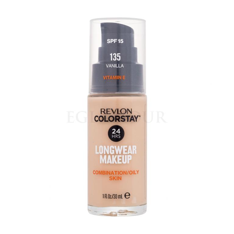 Revlon Colorstay Combination Oily Skin SPF15 Podkład dla kobiet 30 ml Odcień 135 Vanilla