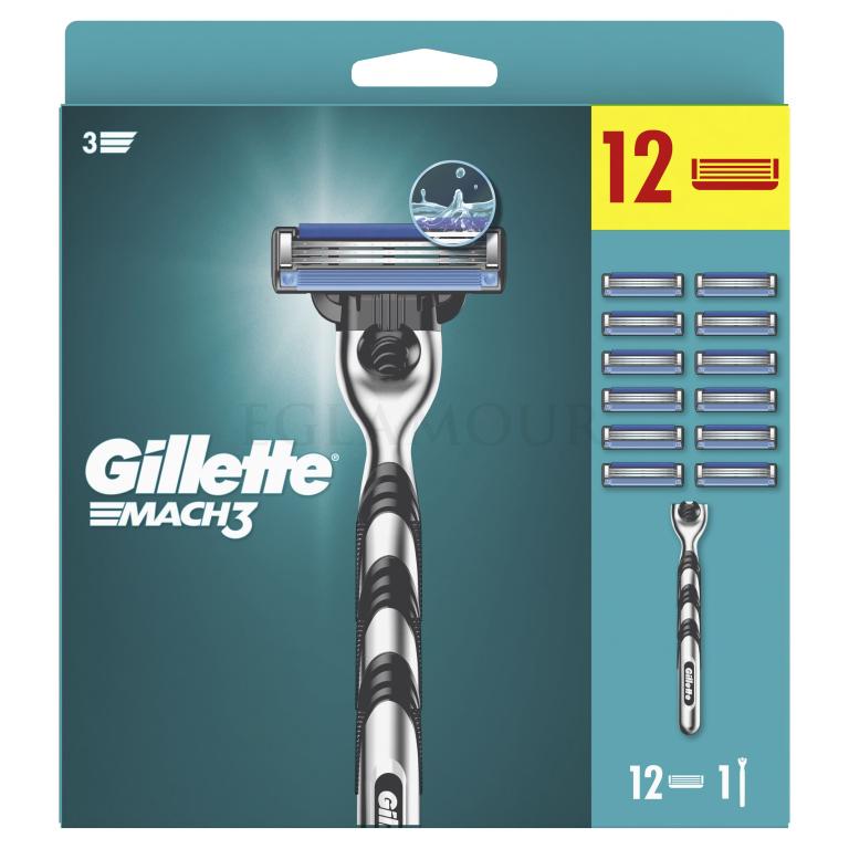 Gillette Mach3 Maszynka do golenia dla mężczyzn Zestaw