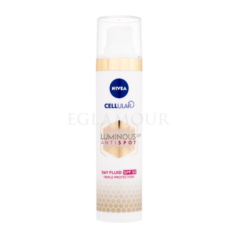 Nivea Luminous 630 Antispot SPF50 Krem do twarzy na dzień dla kobiet 40 ml