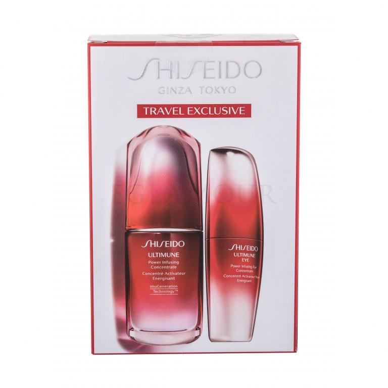 Shiseido Ultimune Power Infusing Set Zestaw Serum do twarzy Ultimune Power Infusing Concentrate 50 ml + Serum pod oczy Ultimune Power Infusing Eye Concentrate 15 ml