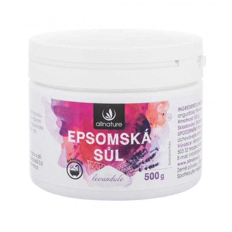 Allnature Epsom Salt Lavender Sól do kąpieli 500 g