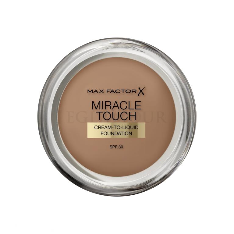 Max Factor Miracle Touch Cream-To-Liquid SPF30 Podkład dla kobiet 11,5 g Odcień 097 Toasted Almond