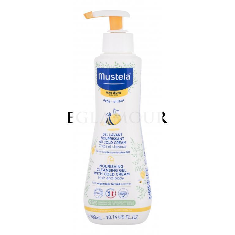 Mustela Bébé Nourishing Cleansing Gel with Cold Cream Żel pod prysznic dla dzieci 300 ml