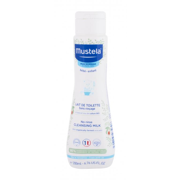 Mustela Bébé No Rinse Cleansing Milk Mleczko do ciała dla dzieci 200 ml