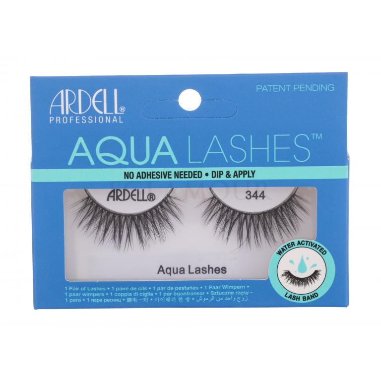 Ardell Aqua Lashes 344 Sztuczne rzęsy dla kobiet 1 szt Odcień Black