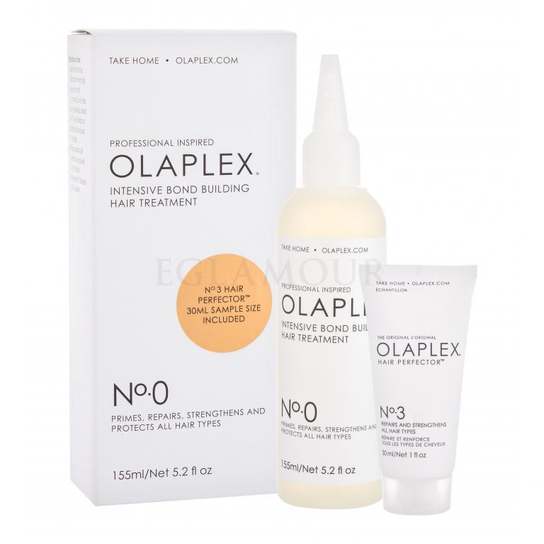 Olaplex Intensive Bond Building Hair Treatment No. 0 Zestaw Serum do włosów Intensive Bond Building Hair Treatment No.0 155 ml + Balsam do włosów Hair Perfector No.3 30 ml