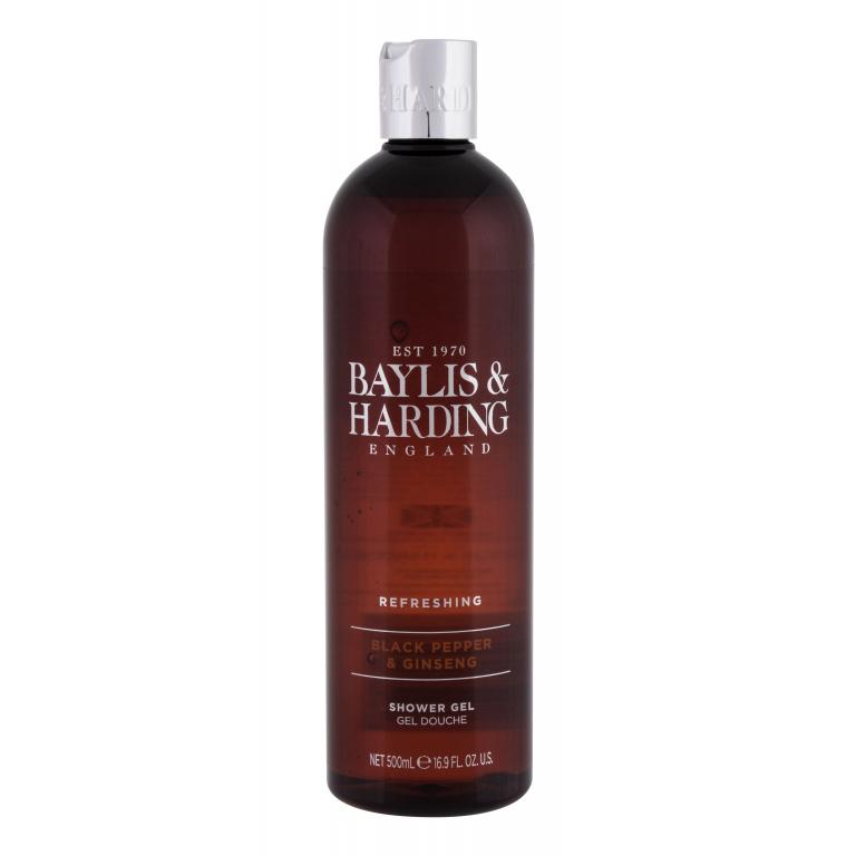 Baylis &amp; Harding For Him Black Pepper &amp; Ginseng Żel pod prysznic dla mężczyzn 500 ml