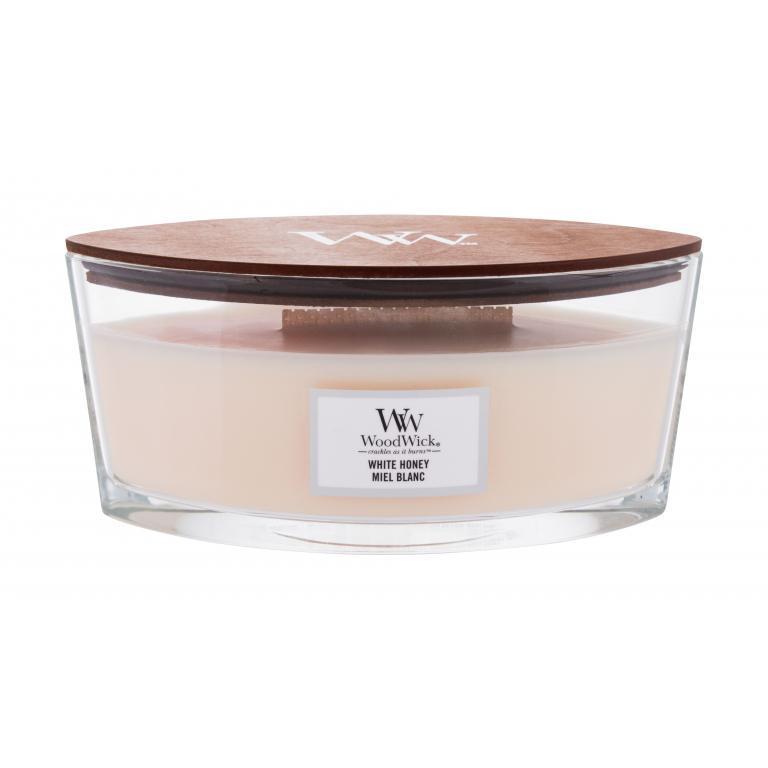 WoodWick White Honey Świeczka zapachowa 453,6 g