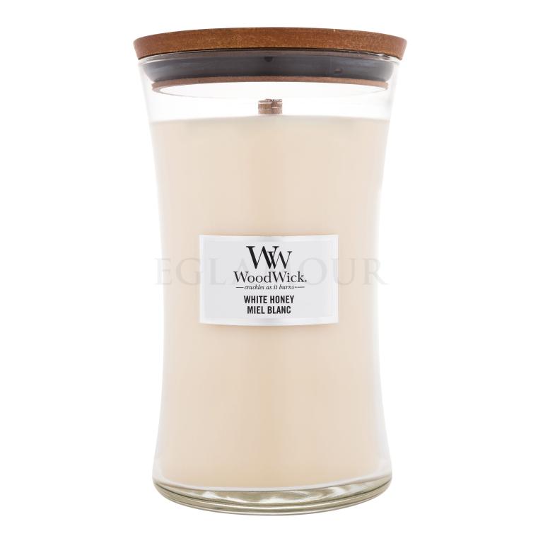 WoodWick White Honey Świeczka zapachowa 610 g