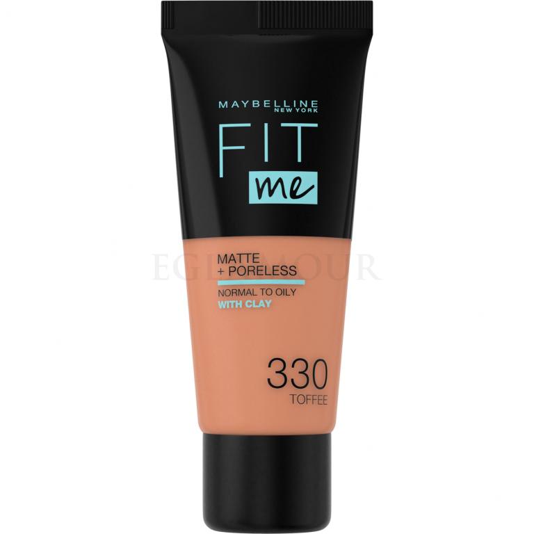 Maybelline Fit Me! Matte + Poreless Podkład dla kobiet 30 ml Odcień 330 Toffee