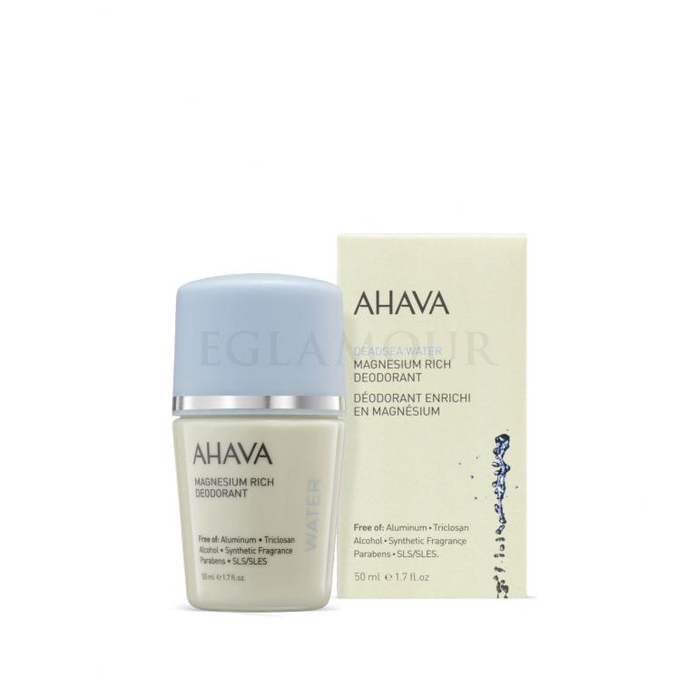 AHAVA Deadsea Water Magnesium Rich Dezodorant dla kobiet 50 ml