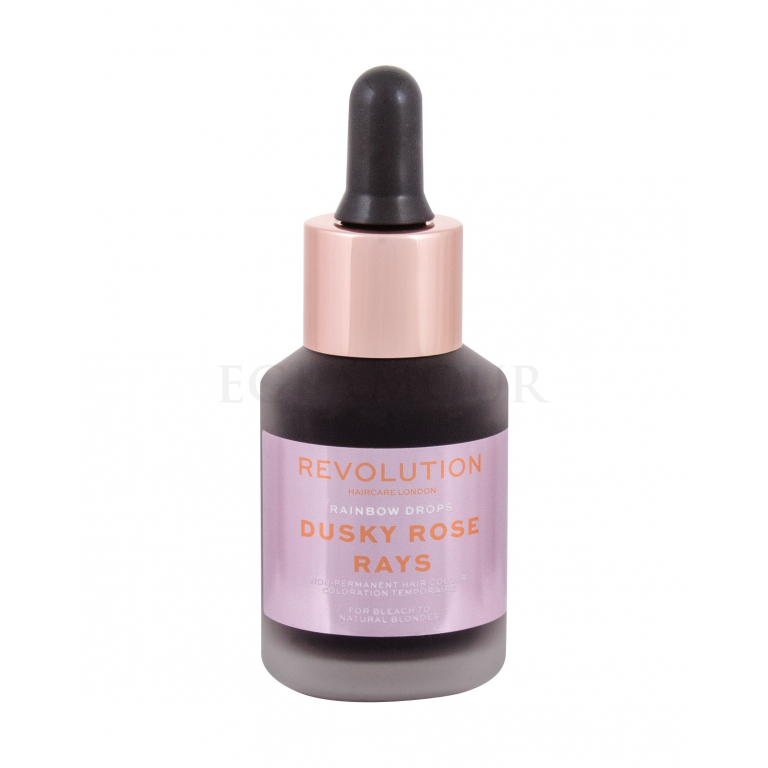 Revolution Haircare London Rainbow Drops Farba do włosów dla kobiet 30 ml Odcień Dusky Rose Rays