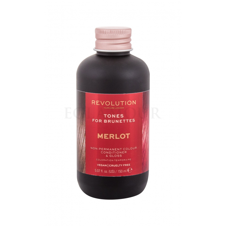 Revolution Haircare London Tones For Brunettes Farba do włosów dla kobiet 150 ml Odcień Merlot