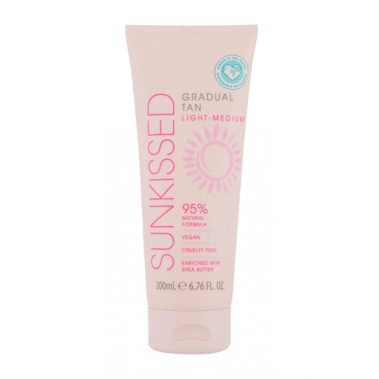 Sunkissed Gradual Tan Samoopalacz dla kobiet 200 ml Odcień Light-Medium