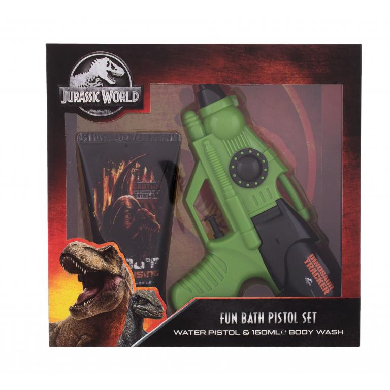 Universal Jurassic World Zestaw Żel pod prysznic Jurassic World 150 ml + Pistolet na wodę Uszkodzone pudełko