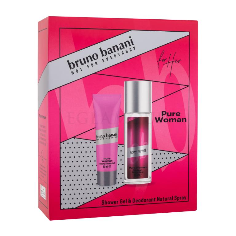 Bruno Banani Pure Woman Zestaw Dezodorant 75 ml + żel pod prysznic 50 ml