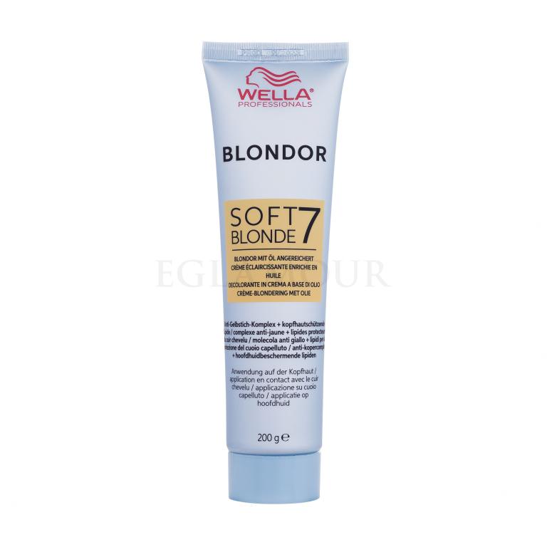 Wella Professionals Blondor Soft Blonde 7 Farba do włosów dla kobiet 200 g