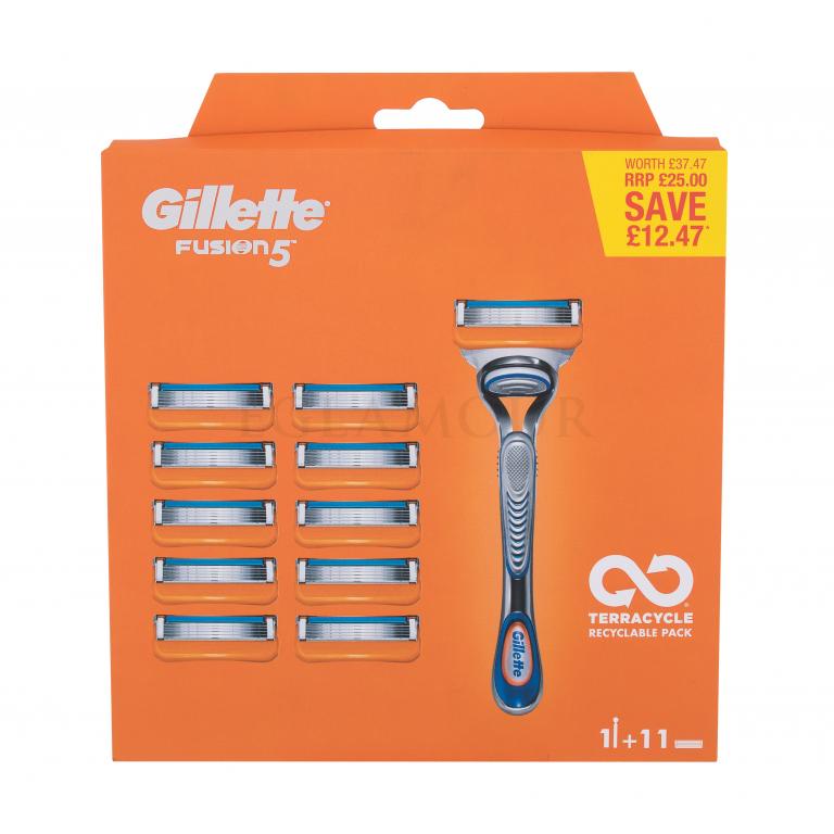 Gillette Fusion5 Maszynka do golenia dla mężczyzn 1 szt Uszkodzone pudełko