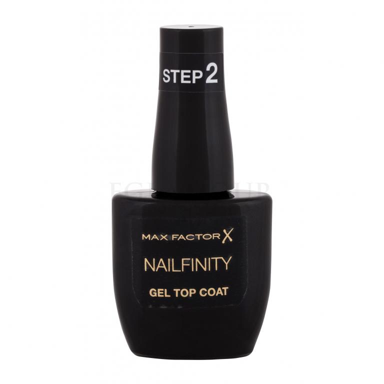 Max Factor Nailfinity Gel Top Coat Lakier do paznokci dla kobiet 12 ml Odcień 100 The Finale