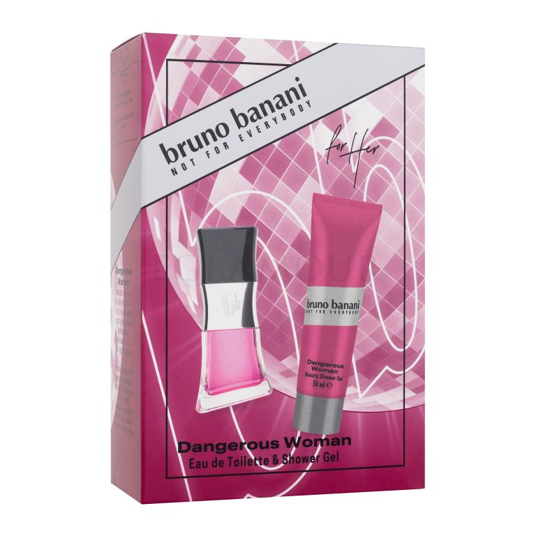 Bruno Banani Dangerous Woman Zestaw Edt 30 ml + Żel pod prysznic 50 ml