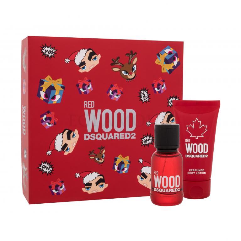 Dsquared2 Red Wood Zestaw EDT 30 ml + mleczko do ciała 50 ml