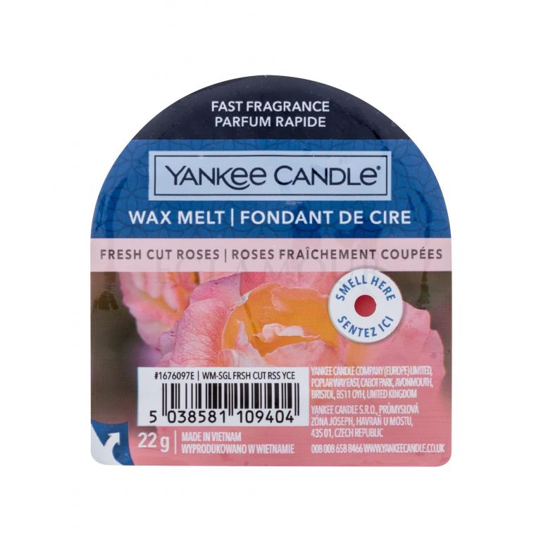 Yankee Candle Fresh Cut Roses Zapachowy wosk 22 g