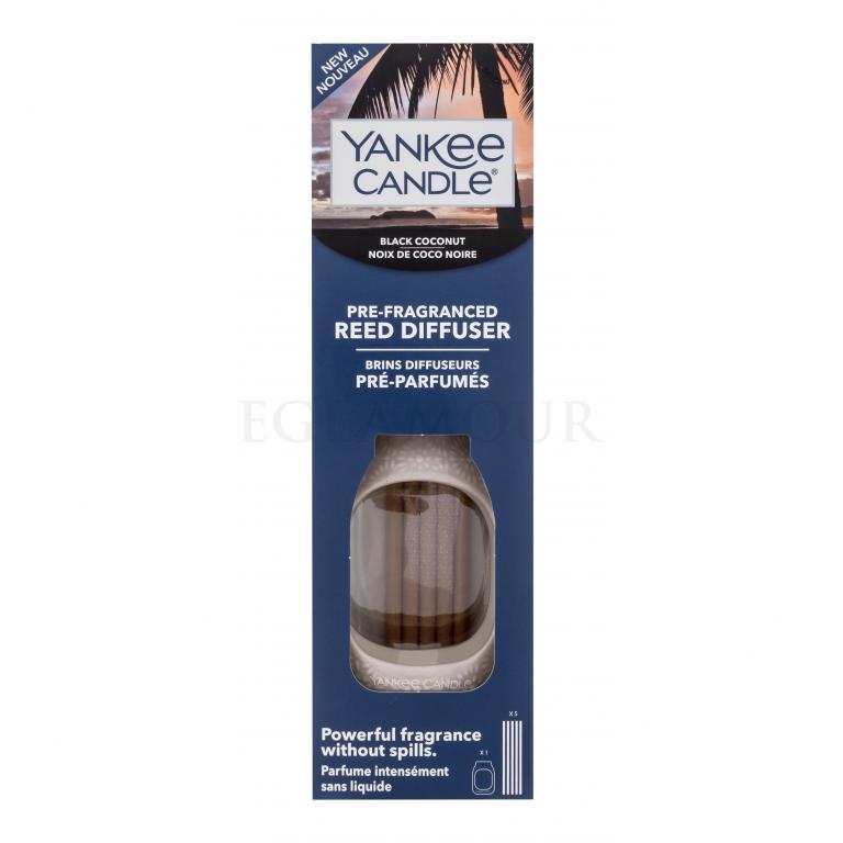 Yankee Candle Black Coconut Pre-Fragranced Reed Diffuser Odświeżacz w sprayu i dyfuzorze 1 szt