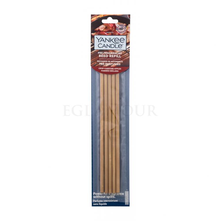 Yankee Candle Crisp Campfire Apples Pre-Fragranced Reed Refill Odświeżacz w sprayu i dyfuzorze 5 szt