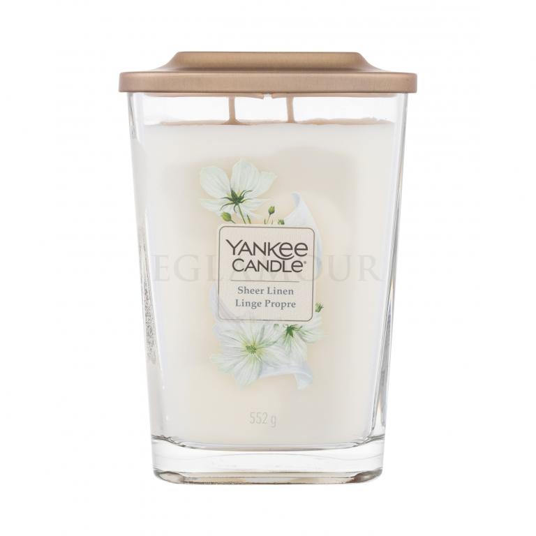 Yankee Candle Elevation Collection Sheer Linen Świeczka zapachowa 552 g