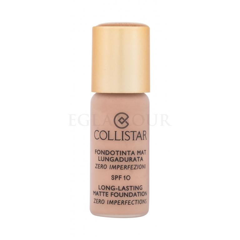 Collistar Long-Lasting Matte SPF10 Podkład dla kobiet 10 ml Odcień 4 tester