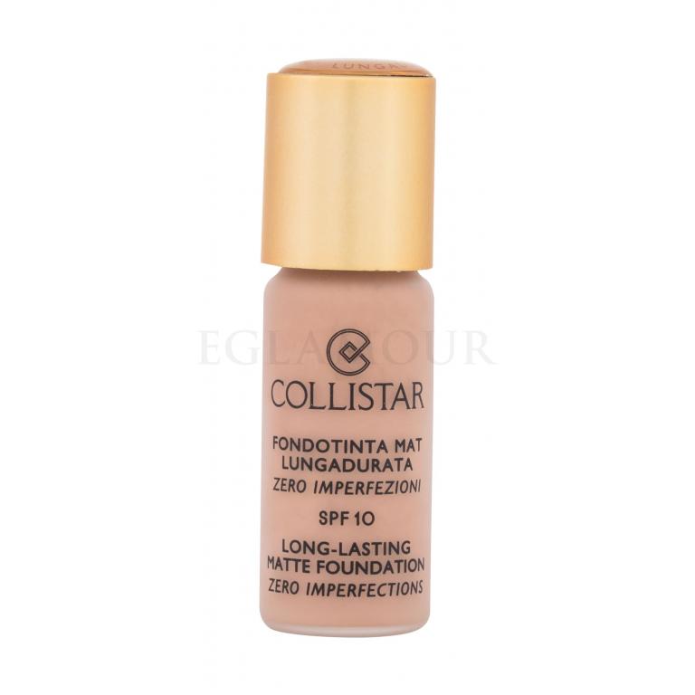 Collistar Long-Lasting Matte SPF10 Podkład dla kobiet 10 ml Odcień 5 tester