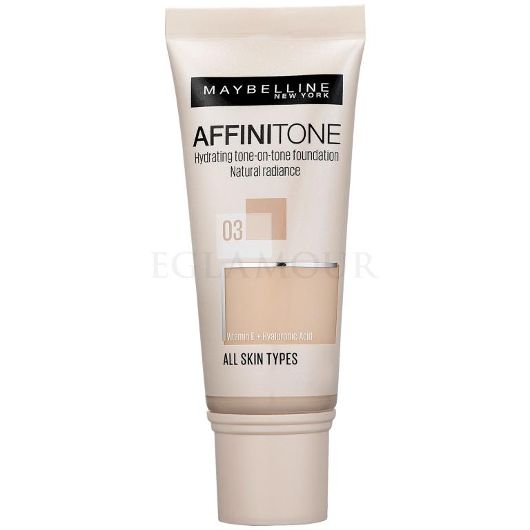 Maybelline Affinitone Podkład dla kobiet 30 ml Odcień 03 Light Sand Beige