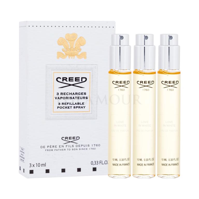 Creed Love in White Woda perfumowana dla kobiet Do napełnienia 3x10 ml