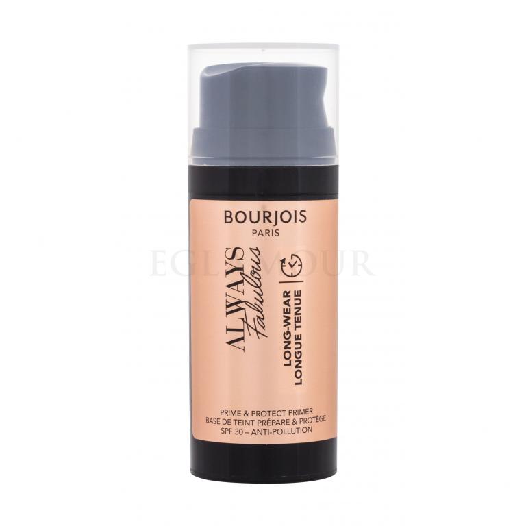 BOURJOIS Paris Always Fabulous Long-Wear Prime &amp; Protect Primer SPF30 Baza pod makijaż dla kobiet 30 ml