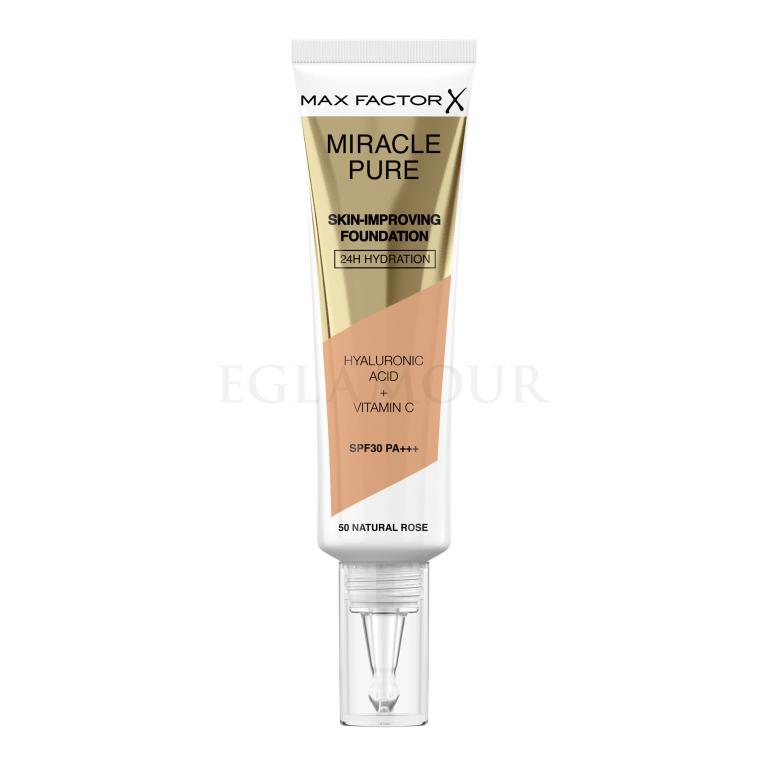 Max Factor Miracle Pure Skin-Improving Foundation SPF30 Podkład dla kobiet 30 ml Odcień 50 Natural Rose