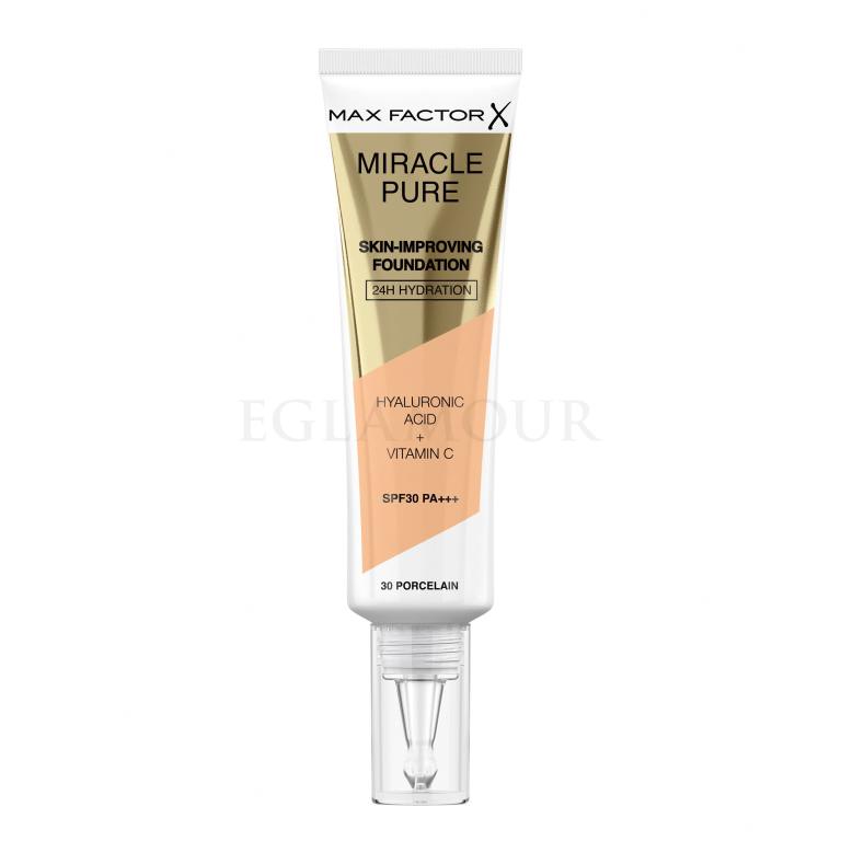 Max Factor Miracle Pure Skin-Improving Foundation SPF30 Podkład dla kobiet 30 ml Odcień 30 Porcelain