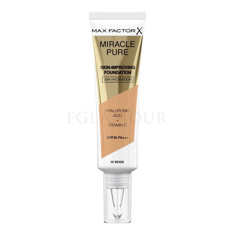 Max Factor Miracle Pure Skin-Improving Foundation SPF30 Podkład dla kobiet 30 ml Odcień 55 Beige